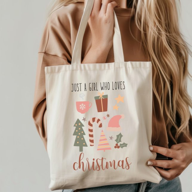 Tote Bag Christmas Girl (Créateur téléchargé)