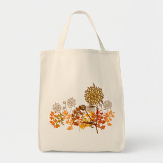 Tote Bag Chrysanthème graphique