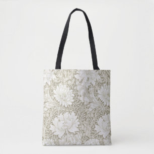 Tote Bag Chrysanthemum Ivory, William Morris