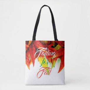 Tote Bag Chute des feuilles d'érable de l'automne