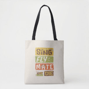 Tote Bag Cicada Sing Fly Mate Die