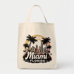 Tote Bag Ciel de Miami City Floride