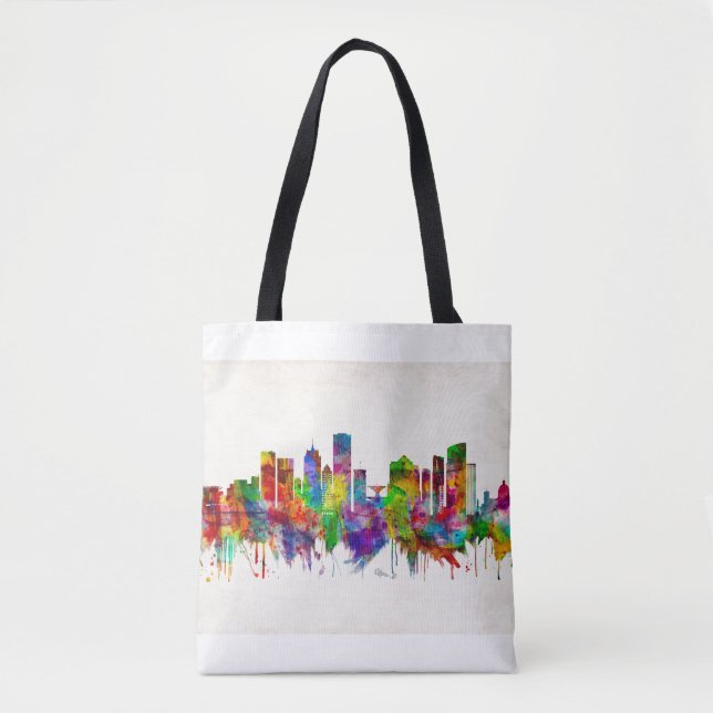 Tote Bag Ciel de Milwaukee dans le Wisconsin (Devant)