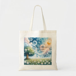 Tote Bag Ciel tourbillonnant / Marguerites & Citation
