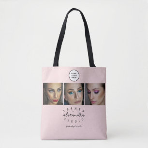 Tote Bag Cils Photo Script BlushPink 3