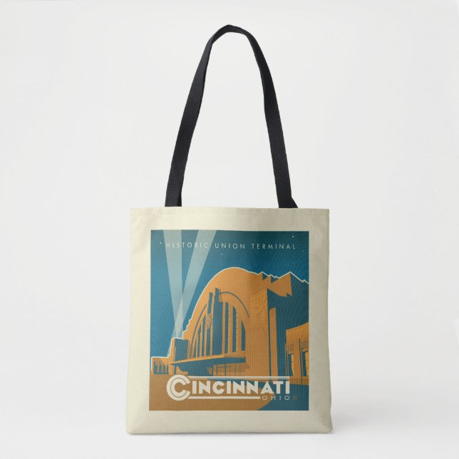Tote Bag Cincinnati, Ohio | Terminal Union historique (Devant)