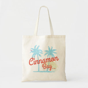 Tote Bag Cinnamon Bay USVI Vintage Beach