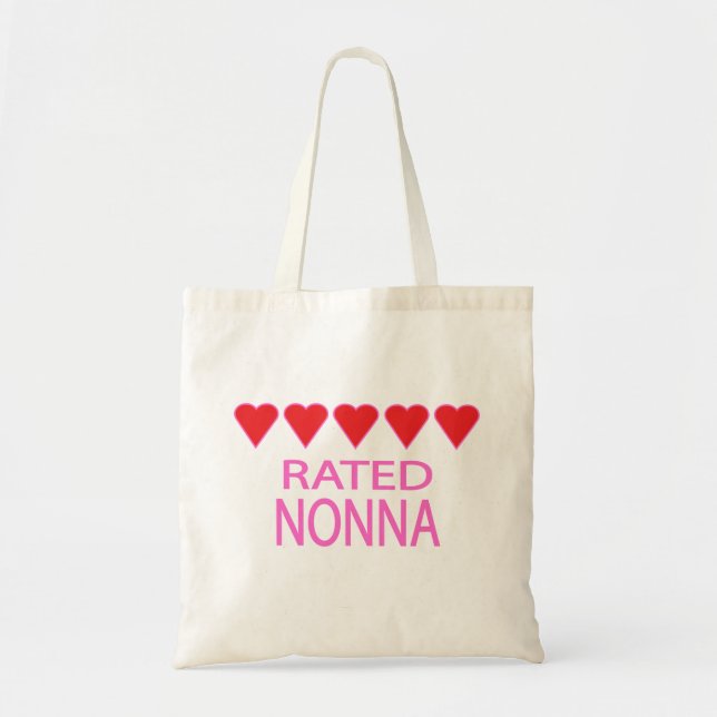 Tote Bag Cinq Coeurs Nonna (Devant)