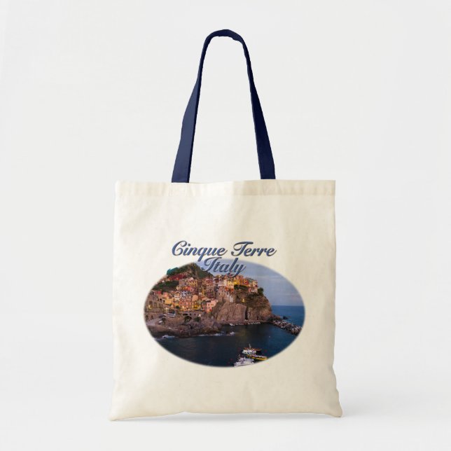 Tote Bag Cinque Terre, Italie : Soirée romantique (Devant)