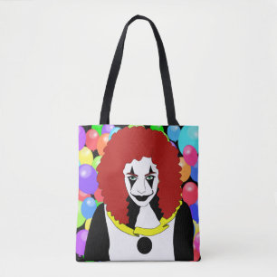 Tote Bag Circus Clown Girl spectacle de fantaisie d'horreur