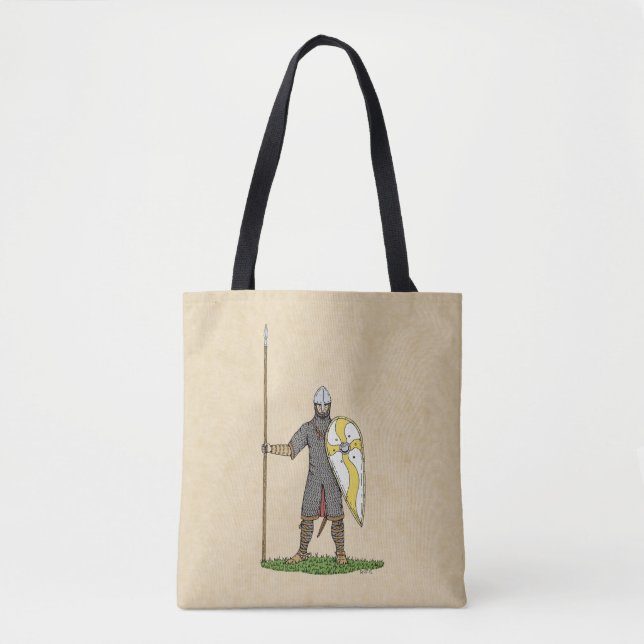 Tote Bag Cirque médiévale Norman Knight 1066 (Devant)