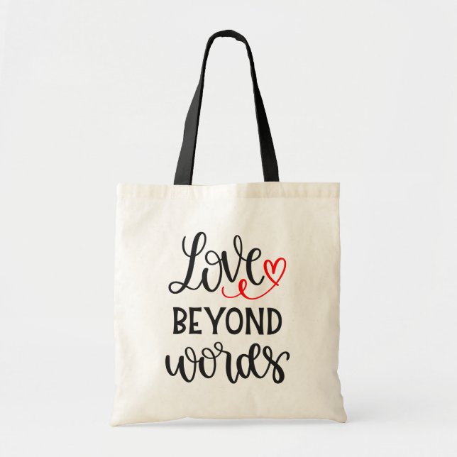 Tote Bag Citation Amour Motivational Mariage Don Be Kind (Devant)