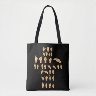 Tote Bag Citation ASL - Laissez votre foi être plus grande