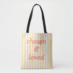 Tote Bag Citation biblique encourageante chrétienne tendanc