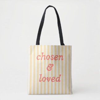 Tote Bag Citation biblique encourageante chrétienne tendanc