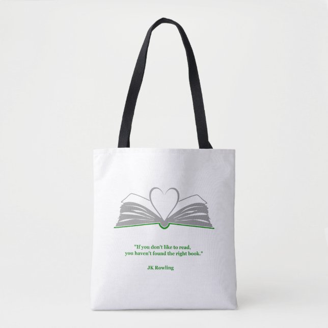 Tote Bag citation classique pour amateurs de livres (Devant)