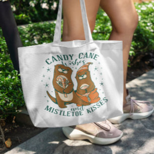 Tote Bag Citation de Christmas Otters
