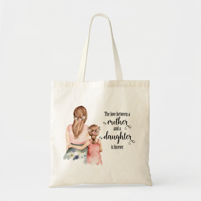 Tote Bag Citation de la mère et de la fille (Devant)