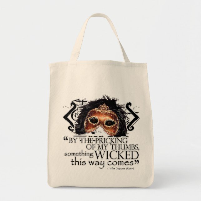 Tote Bag Citation de Macbeth (Devant)