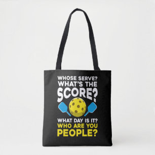 Tote Bag Citation de Pickleball hilarant Athlètes Sport Hu