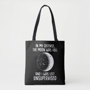 Tote Bag Citation de Pleine lune Pagan Witch Wiccan