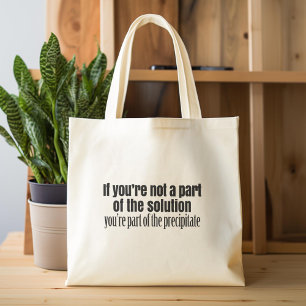Tote Bag Citation de professeur de chimie amusante