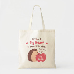 Tote Bag Citation de reconnaissance pour un professeur avec