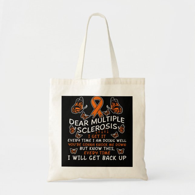 Tote Bag Citation de sensibilisation à la sclérose en plaqu (Devant)