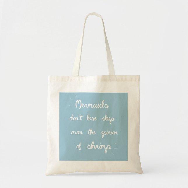 Tote Bag Citation de sirène (Devant)