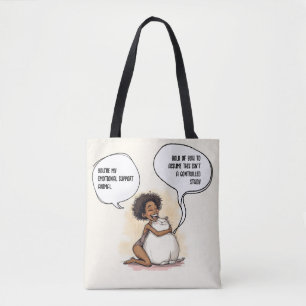 Tote Bag Citation de soutien émotionnel pour chat introvert