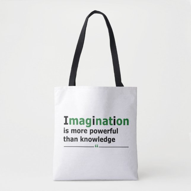 Tote Bag Citation de vie motivante (Devant)