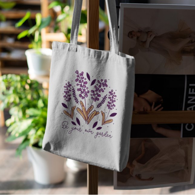 Tote Bag Citation des fleurs de lavande (Créateur téléchargé)
