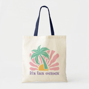 Tote Bag Citation d'été Boho Retro
