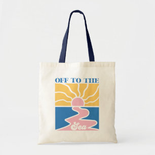 Tote Bag Citation d'été Boho Retro