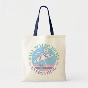 Tote Bag Citation d'été Boho Retro
