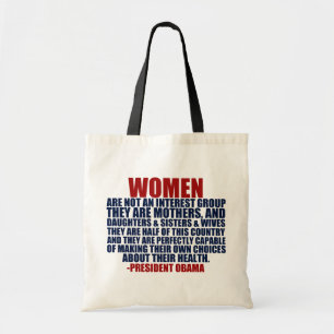 Tote Bag Citation d'Obama de droits de la femme