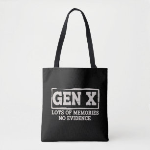 Tote Bag Citation drôle Sarcastique Génération X Beaucoup d
