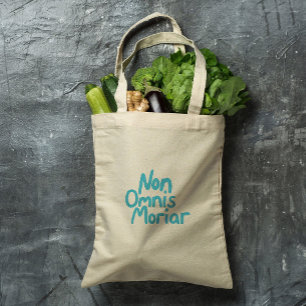 Tote Bag Citation en latin ancien écrite à la main à l'encr