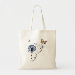 Tote Bag Citation fleur sauvage Respire