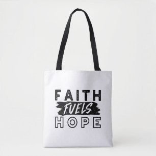 Tote Bag Citation Foi Alimente Espérance – Art Chrétien Upl
