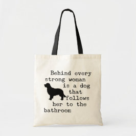 Tote Bag Citation humoristique de chien - Golden Retriever