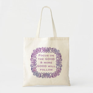 Tote Bag Citation motivationnelle positive Décorative