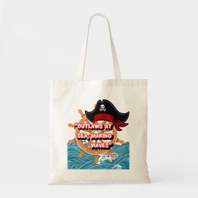 Tote Bag citation pirate (Devant)