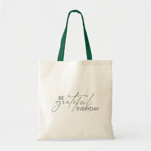 Tote Bag Citation simple de gratitude quotidienne