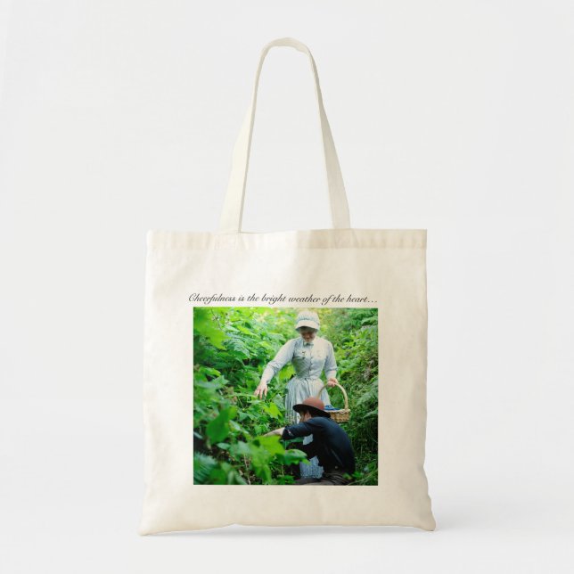 Tote Bag Citation victorienne de gaieté (Devant)