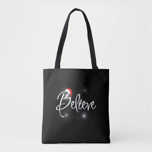 Tote Bag Citations amusantes de Noël (Devant)