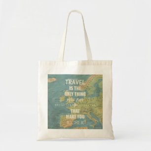 Tote Bag Citations de inspiration d'un voyage