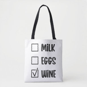 Tote Bag Citations drôles de typographie moderne