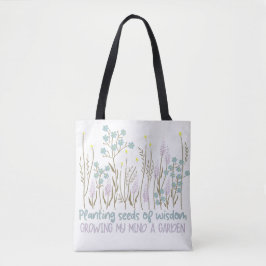 Tote Bag Citations florales inspirantes Boho Style Boho