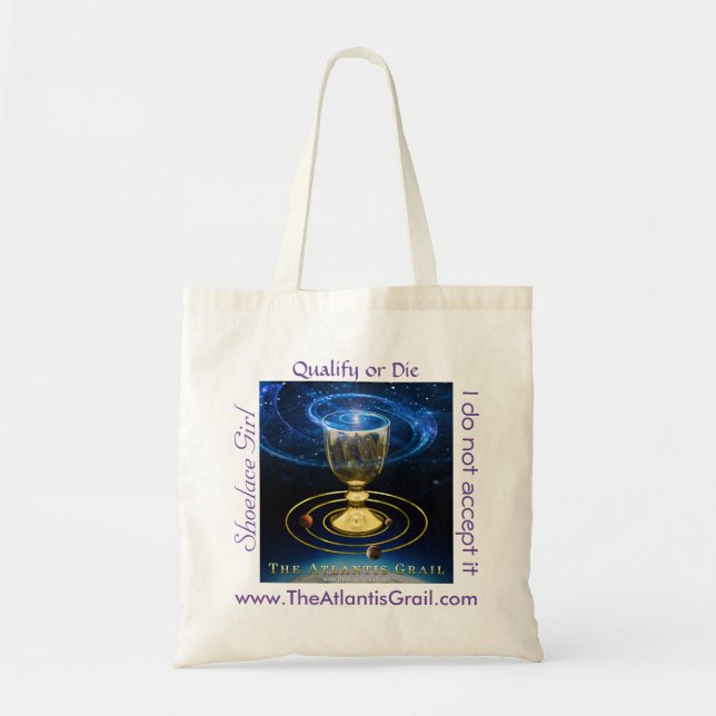 Tote Bag Citations - le Graal de l'Atlantide - budget (Devant)